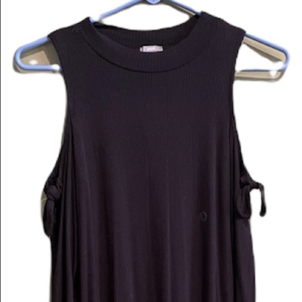 NWT AERIE BLACK OFF THE SHOULDER DRESS Sz SMALL - Picture 5 of 6